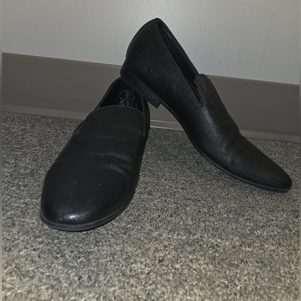 Steve Madden Black Mostly Smoking Loafer Men’s Size 9.5